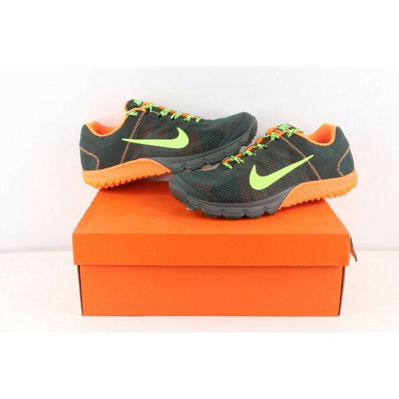 NOS Vtg Nike Zoom Wildhorse Trail Mountain Running Shoes Sneakers Black